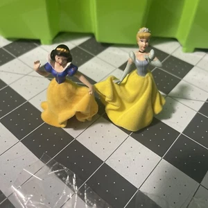 7 Princess Figure Cake Topper Cinderella x 3, Snow White x 4 2.5”Tall - Picture 1 of 6