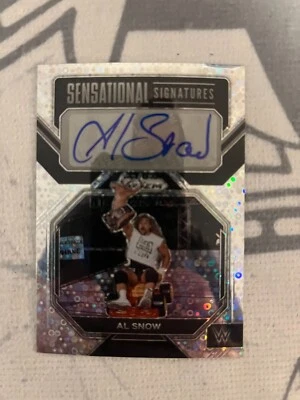 2023 Panini Prizm WWE Sensational Signatures Disco Prizm Al Snow #SN-ASN Auto - Image 1 of 4
