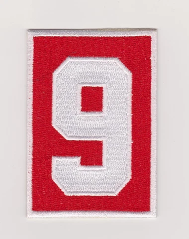 Gordie Howe Memorial Patch Detroit Red Wings # 9 Home Jersey 2016/17 Cover
