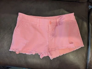 London Jean VS Coral Pink Shorts 4 - Picture 1 of 4