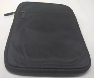 Amazon Basics 12" Black Soft Sleeve Case for Small Laptop iPad Tablet Soft Lined - Picture 1 of 5