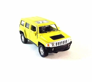 HUMMER H3 YELLOW WELLY 1/38 DIECAST CAR COLLECTOR'S MODEL,NEW - Picture 1 of 12