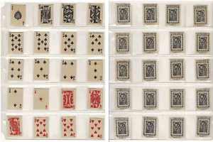 1930s Wool Candy Co. R111 Miniature Playing Cards, Complete Set, Rang/Suit Mark - Bild 1 von 3