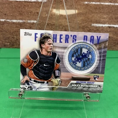 2023 Topps Series 2 Adley Rutschman RC Fathers Day Relic - Image 1 of 4