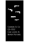 Cannon & Company CD-1552 Cab Locks and Wiper Motors -   MODELRRSUPPLY   $5 offer