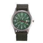 Men's SOKI Military Army Canvas Calendar Analog Quartz Sports Wrist Watches