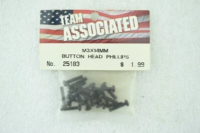 Team Associated M3 x 14mm Phillips Screws ASC25183 25183 Metric Hardware AE - Image 1 of 2