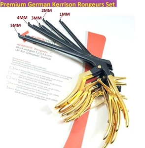 5 Premium German KERRISON Rongeurs 7" 1,2,3,4,5mm up 45 Orthopedic Instruments - Picture 1 of 12