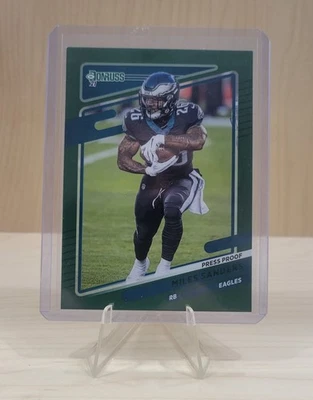 2021 Panini Donruss - Miles Sanders #109 Press Proof Green - Image 1 of 2
