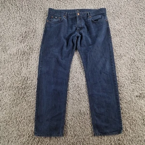 Hugo Boss Jeans Herren Taille 40 Bein 32 Maine 1 Blau Denim Dark Wash Hose - Bild 1 von 13