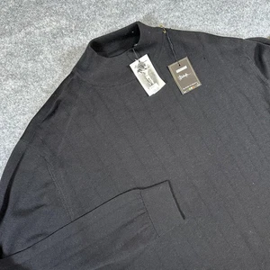 Ben Hogan Sweater Mens Large Wool Blend Mock Neck Pullover Baruffa Italy Golf - Picture 1 of 9