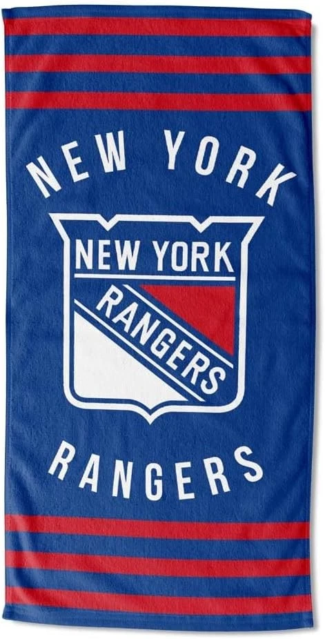 Northwest NHL New York Rangers Beach Towel 30" " Stripes