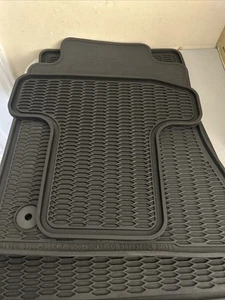 Floor Liner/ Mats OEM Mustang- 4 Piece - Black - with Pony Logos- FR3B-6313087 - Picture 1 of 15