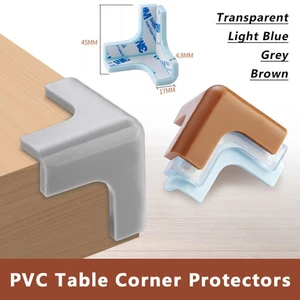 Corner Protectors PVC Table Edge Protector Baby Furniture Safety Guards Bumpers - Picture 1 of 26