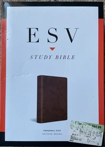 ESV Study Bible Personal Size Brown Saddle by ESV Bibles Crossway - Picture 1 of 3