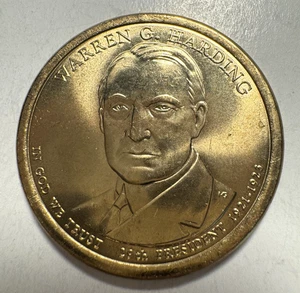 Warren G. Harding 29th President (1921-1925) Mint US One Dollar Coin 2014-D - Picture 1 of 3