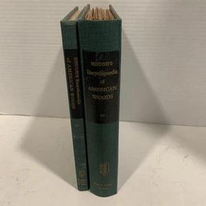 Hough’s Encyclopaedia Of American Woods Vol IV Book & Samples 76-100 - Imagen 1 de 11