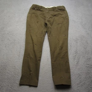 Polo Ralph Lauren Bedford pantaloni chino uomo 38 ricamati caccia all'anatra dritti - Foto 1 di 13
