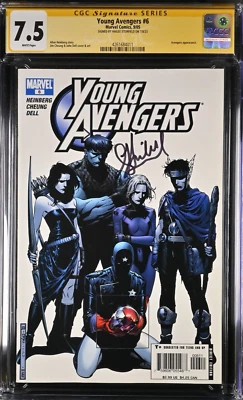 YOUNG AVENGERS #6 - 9/05 - SERIE FIRMA CGC FIRMADA HAILEE STEINFELD - CGC 8.0 Foto 1 de 2