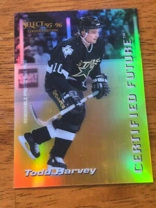 1996 Pinnacle Select Certificato Futuro Todd Harvey #7 Nuovo con scatola - Foto 1 di 2