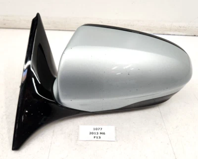 ✅ Conjunto de espejo retrovisor para conductor 12-18 OEM BMW F06 F12 F13 M6 cámara térmica plateada A29 * Foto 1 de 4