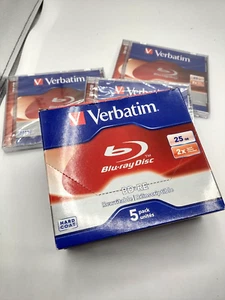 Lot of 11 discs; 3 Verbatim 25gb rewriteable blu-ray and 8 Memorex cd's - Picture 1 of 3