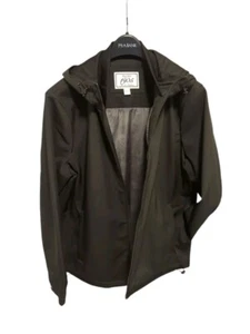 Jos. A. Bank 1905 All Weather Polyester Black Hooded Jacket Men's Sz Large NEW - Picture 1 of 22