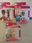 LOT of 3 New Barbie Micro Collection Athletes Gymnast Tennis Soccer NIP
