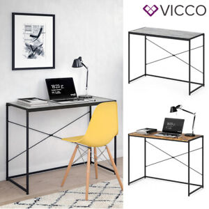 Loft Schreibtisch Fyrk Bürotisch Arbeitstisch PC Tisch 2 Farben 100 x 45 VICCO