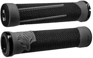 ODI AG-2 Lock-On MTB Grips-Black/Grey Mountain Bike MTB BMX - Picture 1 of 1