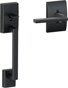 Schlage Century Door Handleset with Latitude Door Handle - FE285 CEN LAT CEN - Picture 1 of 8