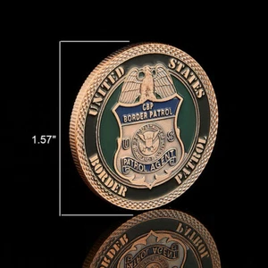 USA CBP Border Patrol Agent Department of Homeland Security Challenge Coin Metal - Picture 1 of 11