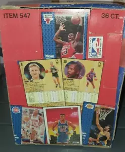 Caja de baloncesto Fleer 1991-92 36 paquetes de cera MICHAEL JORDAN Bird MAGIC +++ - Imagen 1 de 2