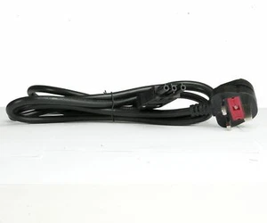 Cavo donna GST18/3 grado commerciale 2 metri con spina UK fusa 13 A nero - Foto 1 di 1