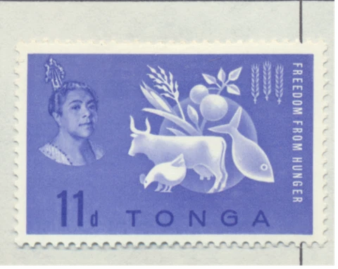 Tonga Stamp Scott #127, Mint Hinged Cover
