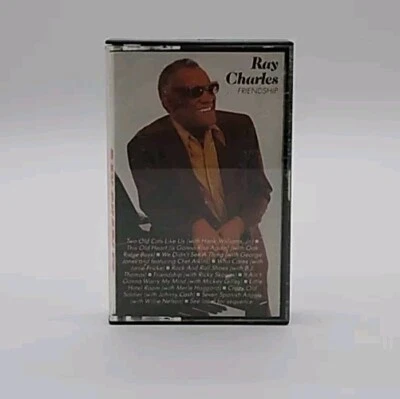 Ray Charles - FRIENDSHIP - Cassette Tape - R&B - Jazz - TESTED - Image 1 of 4