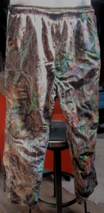 Bear Creek Mens XL Warm Pants Camo Fleece Insulated Winter Hunting Mossy Oak - Picture 1 of 3