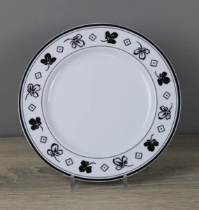 Winterling Dessina schwarz weiß Kuchenteller Frühstücksteller Ø 19,5 cm - Bild 1 von 1