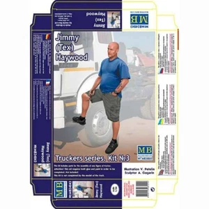 Kit de figuras escala MASTER BOX 24043 serie Truckers 1:24. Madera de heno Jimmy (Tex) - Imagen 1 de 11