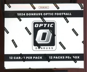 2024/25 PANINI DONRUSS OPTIC FOOTBALL SEALED 12 PACK RETAIL FAT VALUE CELLO BOX - Picture 1 of 1
