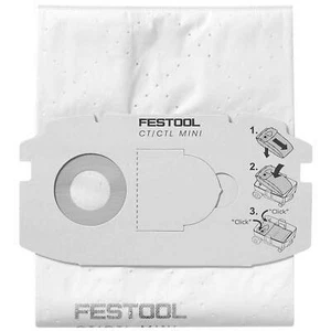 Festool Sc-Fis-Ct Mini Self Clean Filter Bag Pack of 5 - Picture 1 of 1
