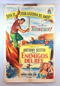 ENEMIGOS DEL REY 52/192- The Brigand- 1952 Original Movie Poster-27x41" B14-36-1 - Picture 1 of 9