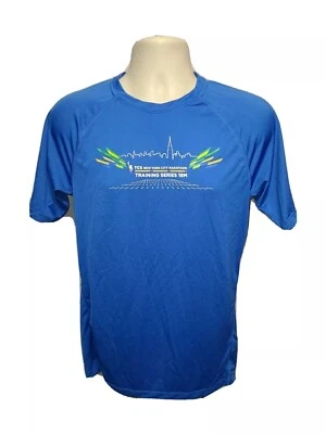 TCS New York City Marathon Training Series 18M Men Small Blue Jersey - Image 1 of 4