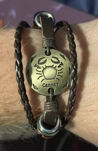 Zodiac Sign Cancer Bracelet Constellations charm Bracelet Unisex - Picture 1 of 3