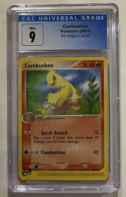 Combusken 25/97 EX Dragon CGC 9 - Image 1 of 2