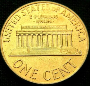 UNITED STATES 1974 - D DENVER MINT UNCIRCULATED LINCOLN MEMORIAL PENNY - Picture 1 of 2