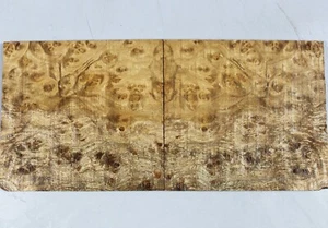 6965 Bookmatch Incrustación Madera Alcanfor Dorado Burl Caja Hacer Chapa de Marquetería - Imagen 1 de 2