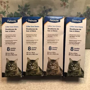 Petmate Booda Dome Clean Step Cat Box Liners Jumbo - 4 Boxes (8 Liners Each) - Picture 1 of 6