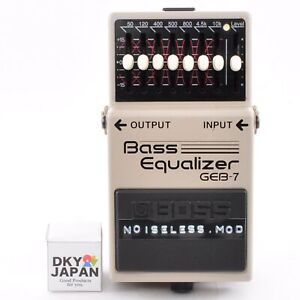 Boss GEB-7 Modified Noiseless For Bass Equalizer EQ Pedal Mod Used Fm Japan #663