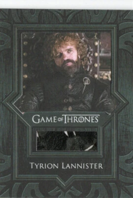 Game of Thrones Inflexions Prop Relic Costume Card VR17 Tyrion Lannister Cloak - Image 1 of 4